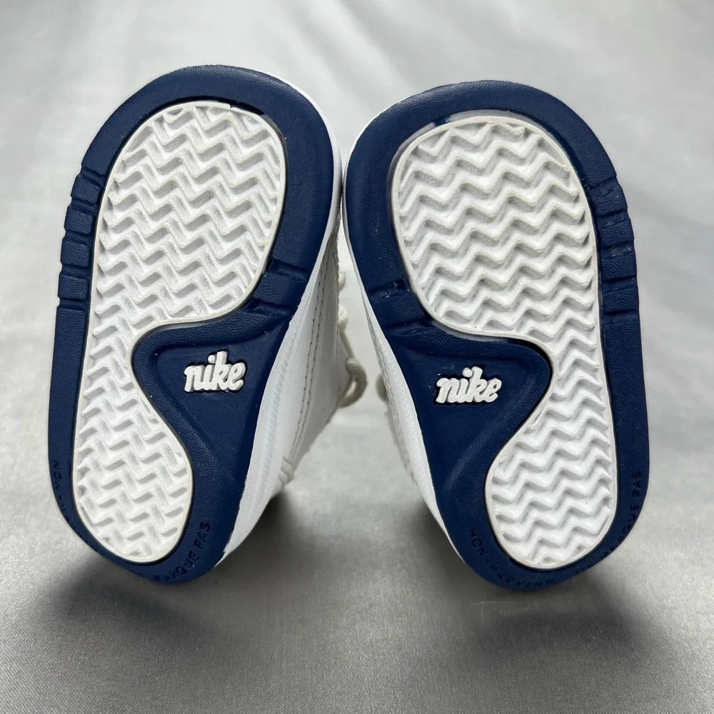 Nike Air Grand Stand TD Infant Size 2C White Navy Vintage 2000 Shoes 85025-141